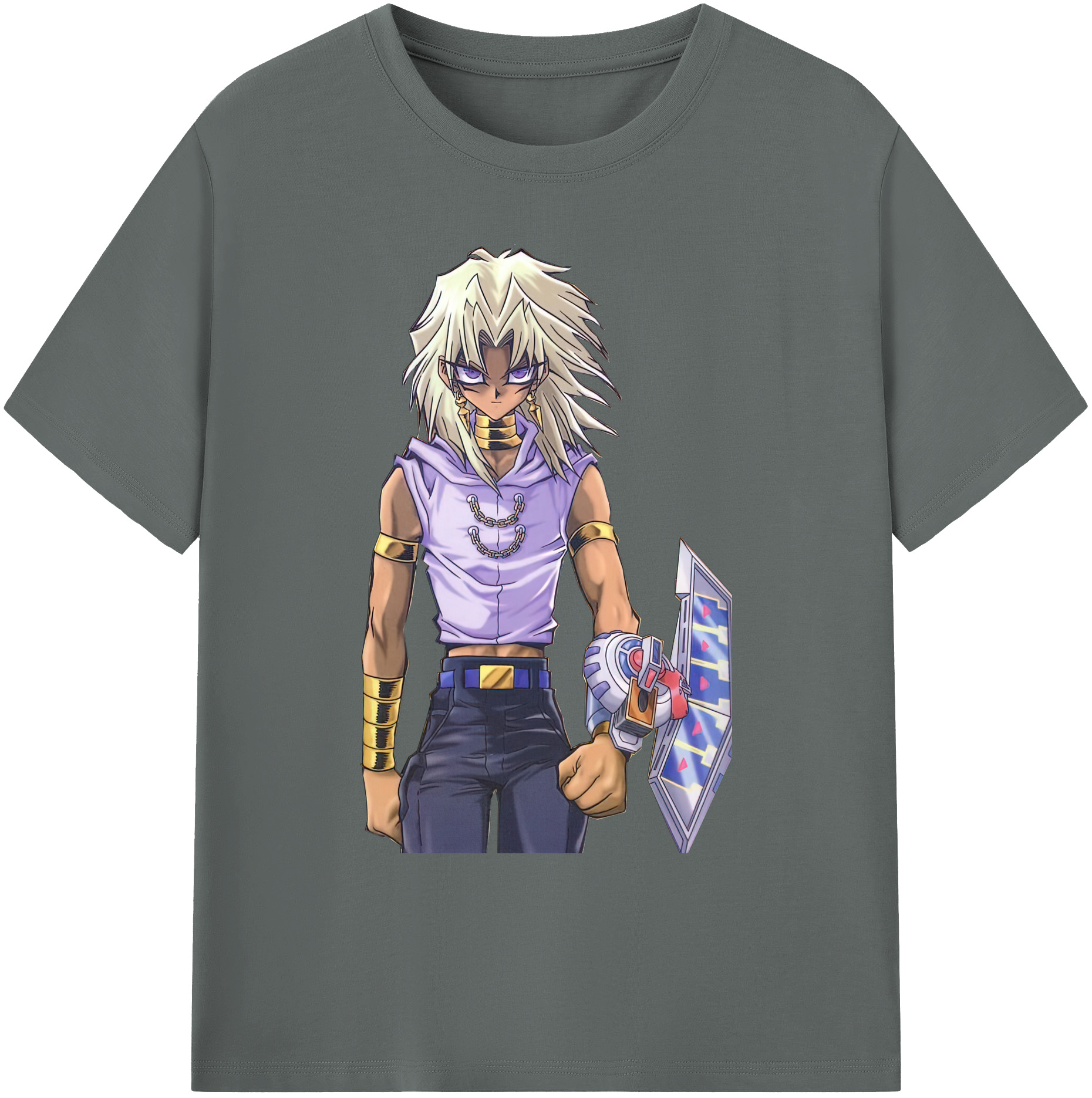 （画像用） 遊☆戯☆王 Yu-Gi-Oh! 綿100％ メンズ半袖Tシャツ｜肌触りやわらか＆通気性